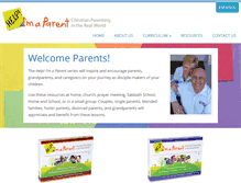 Tablet Screenshot of helpimaparent.org
